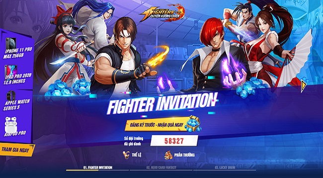 KOF AllStar VNG – Quyền Vương Chiến chính thức mở đăng ký trước KOF AllStar VNG – Quyền Vương Chiến chính thức mở đăng ký trước