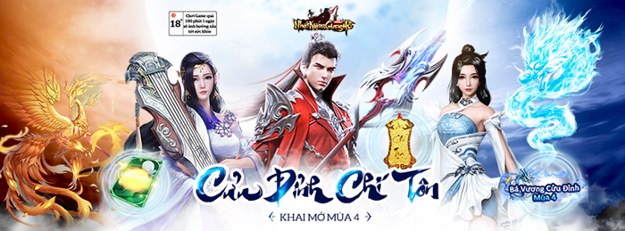 Giải đấu Hoa Sơn Luận Kiếm – Cửu Đỉnh Chí Tôn mùa 4 tiếp lửa cho Nhất Kiếm Giang Hồ 0 Giải đấu Hoa Sơn Luận Kiếm – Cửu Đỉnh Chí Tôn mùa 4 tiếp lửa cho Nhất Kiếm Giang Hồ 0