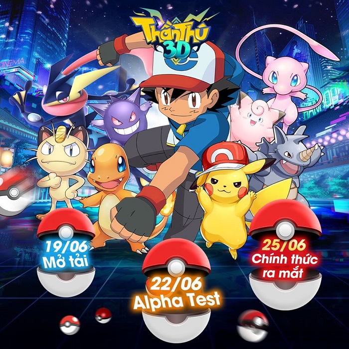 Game đấu pet chuẩn pokemon Thần Thú 3D Mobile công bố lộ trình ra mắt 1 Game đấu pet chuẩn pokemon Thần Thú 3D Mobile công bố lộ trình ra mắt 1