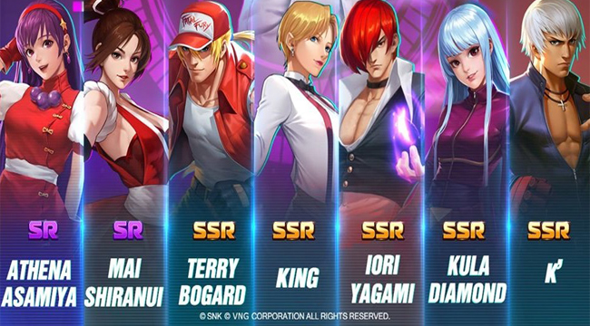 Điểm mặt những đấu sĩ mạnh nhất vũ trụ SNK có trong KOF AllStar VNG – Quyền Vương Chiến (P2) 0 Điểm mặt những đấu sĩ mạnh nhất vũ trụ SNK có trong KOF AllStar VNG – Quyền Vương Chiến (P2) 0