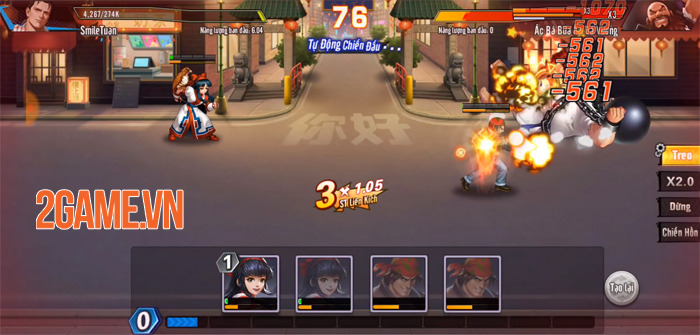 Phối chiêu đọ sức chưa bao giờ là việc dễ dàng trong KOF AllStar VNG - Quyền Vương Chiến 4 Phối chiêu đọ sức chưa bao giờ là việc dễ dàng trong KOF AllStar VNG - Quyền Vương Chiến 4