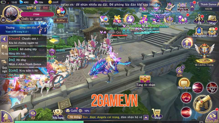 Tặng quá nhiều Kim Cương và free VIP nên lượng người đổ về Fantasy KingDom M rất đông! 4 Tặng quá nhiều Kim Cương và free VIP nên lượng người đổ về Fantasy KingDom M rất đông! 4