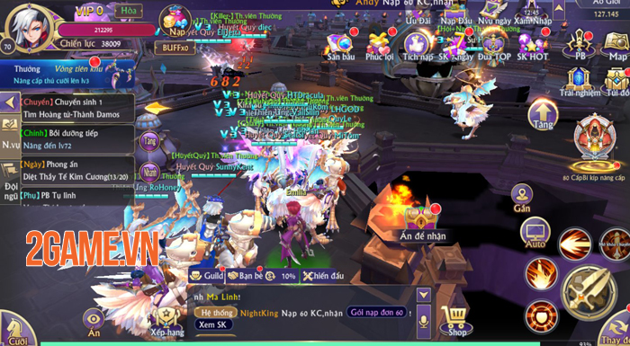 Tặng quá nhiều Kim Cương và free VIP nên lượng người đổ về Fantasy KingDom M rất đông! 1 Tặng quá nhiều Kim Cương và free VIP nên lượng người đổ về Fantasy KingDom M rất đông! 1
