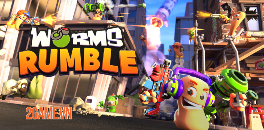 Worms Rumble - Game cổ điển trở lại với thể loại royal battle đa nền tảng 1 Worms Rumble - Game cổ điển trở lại với thể loại royal battle đa nền tảng 1