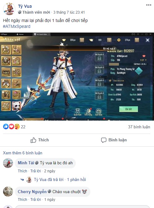 Trai xinh gái đẹp Vô Danh Kiếm kêu gọi game nhanh ra bản chính thức 3 Trai xinh gái đẹp Vô Danh Kiếm kêu gọi game nhanh ra bản chính thức 3