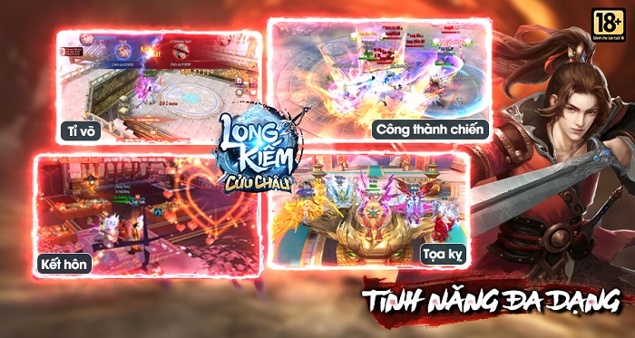 tiên - Long Kiếm Cửu Châu (Long Kiem Cuu Chau) là tựa game mobile nhập vai đề tài tiên hiệp LKCC-2game-3