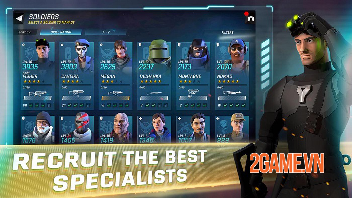 Tom Clancy Elite Squad - Chiêu mộ những đặc vụ tốt nhất từ vũ trụ Tom Clancy 2 Tom Clancy Elite Squad - Chiêu mộ những đặc vụ tốt nhất từ vũ trụ Tom Clancy 2