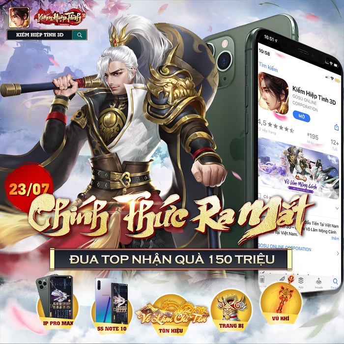 Game Võ Lâm mộng cảnh Kiếm Hiệp Tình 3D chính thức ra mắt hôm nay 0 Game Võ Lâm mộng cảnh Kiếm Hiệp Tình 3D chính thức ra mắt hôm nay 0