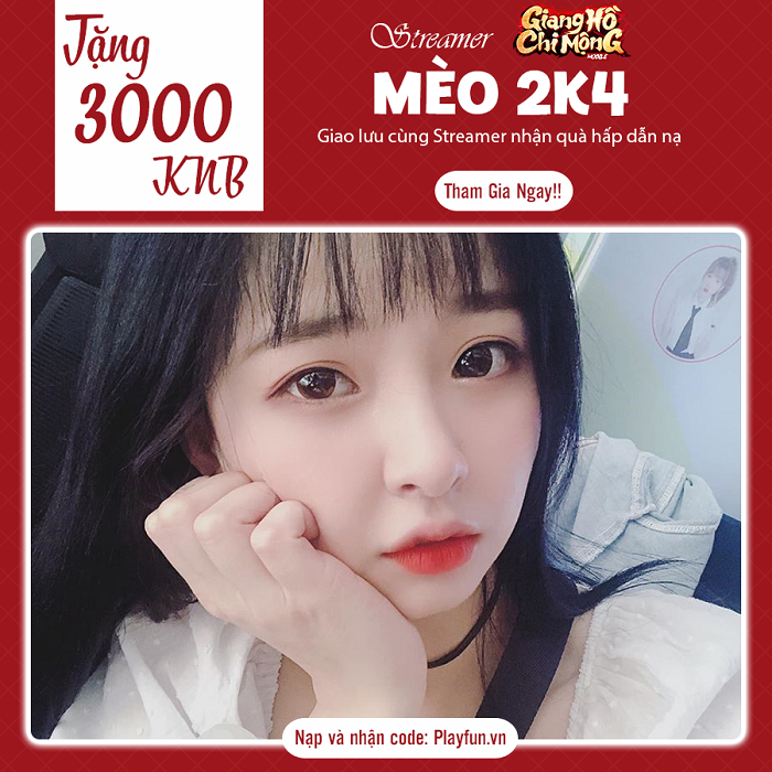 Giang Hồ Chi Mộng lan tỏa sức nóng đến nhiều hot streamer làng game Việt 3 Giang Hồ Chi Mộng lan tỏa sức nóng đến nhiều hot streamer làng game Việt 3