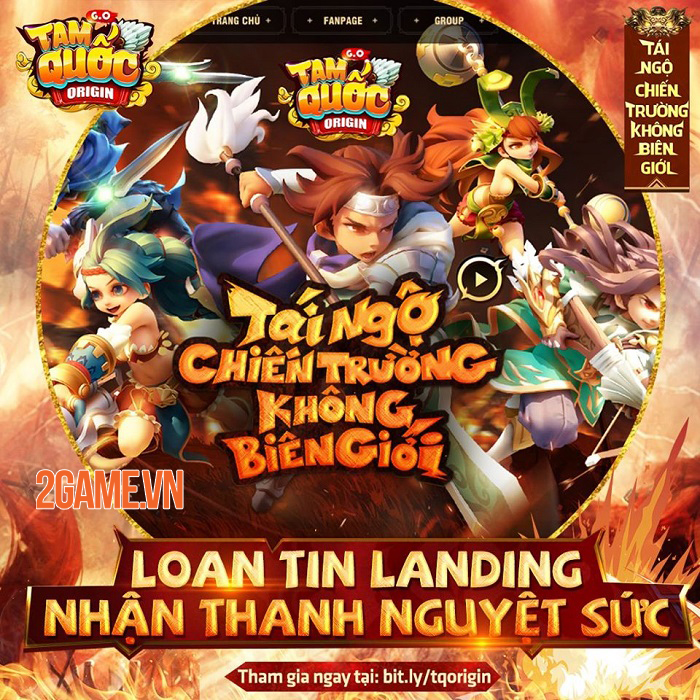 Tam Quốc Origin khai mở landing đồng thời xác nhận lộ trình ra mắt 2 Tam Quốc Origin khai mở landing đồng thời xác nhận lộ trình ra mắt 2