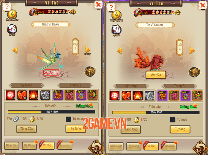 Những cấp bậc Vĩ Thú và Susanno sẵn sàng hộ thể cho người chơi Ninja Làng Lá 7 Những cấp bậc Vĩ Thú và Susanno sẵn sàng hộ thể cho người chơi Ninja Làng Lá 7