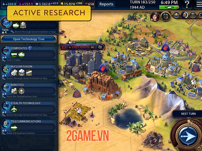 Civilization VI - Game chiến thuật với gameplay đồ sộ tưởng không thể chơi trên mobile 2 Civilization VI - Game chiến thuật với gameplay đồ sộ tưởng không thể chơi trên mobile 2