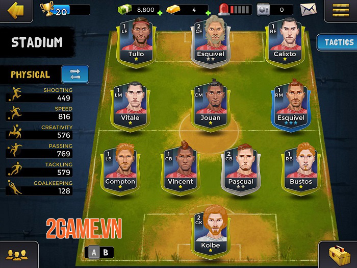 Underworld Football Manager 2 - Bước tiến mới của game quản lý bóng đá 1 Underworld Football Manager 2 - Bước tiến mới của game quản lý bóng đá 1