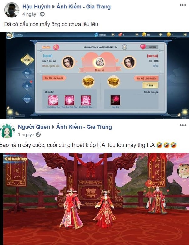Tâm sự game thủ Ảnh Kiếm 3D: Nhắm mắt vào mở mắt ra bỗng thành gái có chồng 1 Tâm sự game thủ Ảnh Kiếm 3D: Nhắm mắt vào mở mắt ra bỗng thành gái có chồng 1