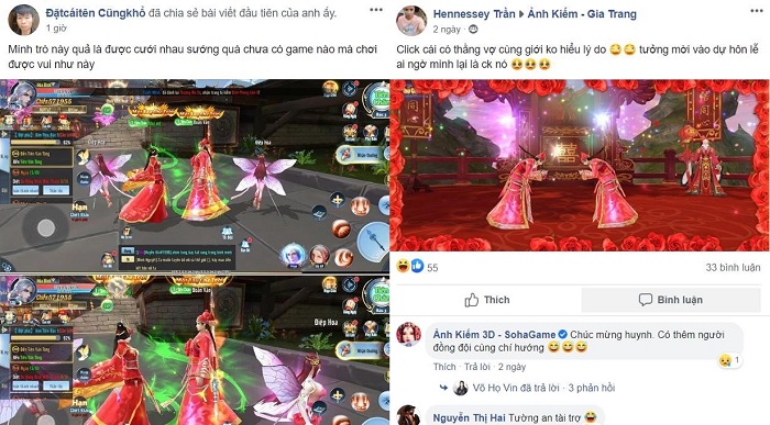 Tâm sự game thủ Ảnh Kiếm 3D: Nhắm mắt vào mở mắt ra bỗng thành gái có chồng 2 Tâm sự game thủ Ảnh Kiếm 3D: Nhắm mắt vào mở mắt ra bỗng thành gái có chồng 2