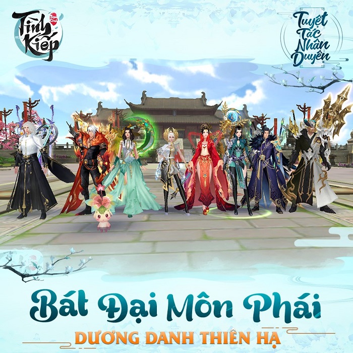 Tình Kiếp Tam Sinh mê hoặc game thủ với 8 môn phái đa dạng mỗi người mỗi vẻ 0 Tình Kiếp Tam Sinh mê hoặc game thủ với 8 môn phái đa dạng mỗi người mỗi vẻ 0