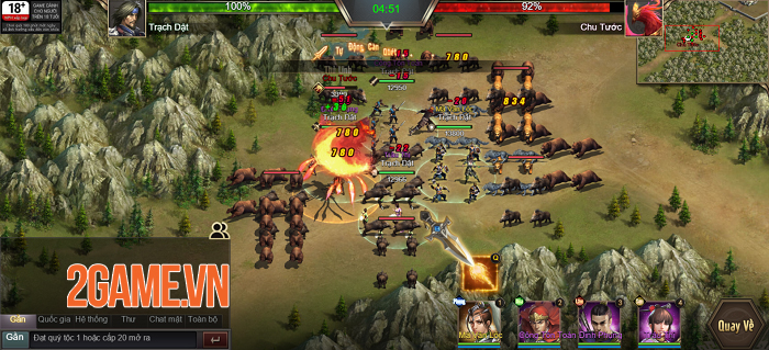 Game thủ được phô diễn khả năng thống lĩnh 3 quân trong Tam Quốc Công Thành H5 2 Game thủ được phô diễn khả năng thống lĩnh 3 quân trong Tam Quốc Công Thành H5 2
