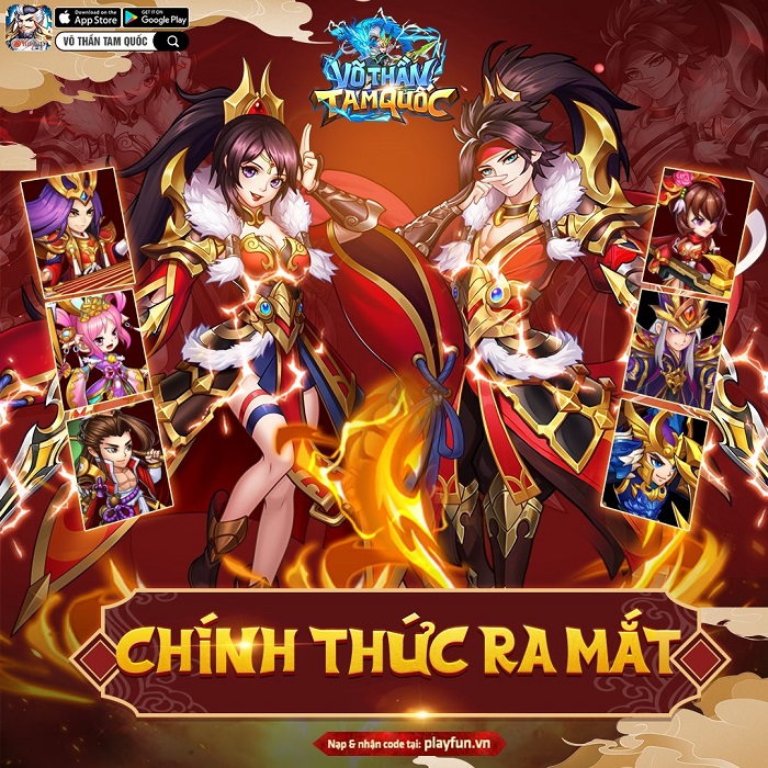 Võ Thần Tam Quốc 'cưa đổ' game thủ trong ngày đầu ra mắt 0 Võ Thần Tam Quốc 'cưa đổ' game thủ trong ngày đầu ra mắt 0
