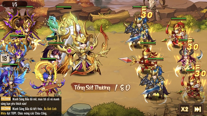 Võ Thần Tam Quốc 'cưa đổ' game thủ trong ngày đầu ra mắt 2 Võ Thần Tam Quốc 'cưa đổ' game thủ trong ngày đầu ra mắt 2