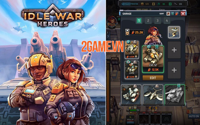 Idle War Heroes – Game giả lập chiến thuật xe tăng quân sự cực chất 0 Idle War Heroes – Game giả lập chiến thuật xe tăng quân sự cực chất 0