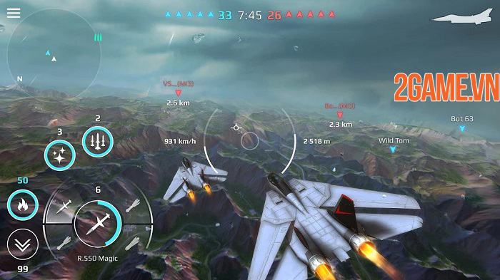 Sky Combat – điều khiển chiến cơ tung hoành trên bầu trời xanh vĩ đại 2 Sky Combat – điều khiển chiến cơ tung hoành trên bầu trời xanh vĩ đại 2