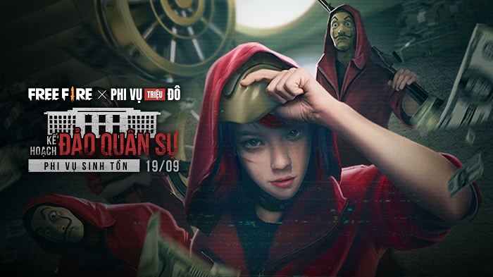 Màn hợp tác hoành tráng từ Free Fire và series Money Heist: Phi Vụ Triệu Đô 0 Màn hợp tác hoành tráng từ Free Fire và series Money Heist: Phi Vụ Triệu Đô 0