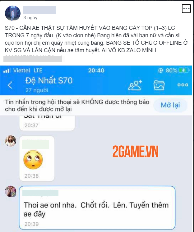 Server mới S70 Tân Thiên Long Mobile đông vui như trẩy hội 1 Server mới S70 Tân Thiên Long Mobile đông vui như trẩy hội 1