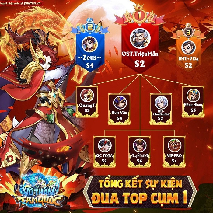 Võ Thần Tam Quốc lộ diện Tam Đại Hoàng Đế mạnh nhất cuộc chiến Thần Tướng Giá Lâm 1 Võ Thần Tam Quốc lộ diện Tam Đại Hoàng Đế mạnh nhất cuộc chiến Thần Tướng Giá Lâm 1