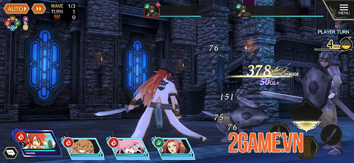 Tales of Crestoria có lối chơi đánh theo lượt quen thuộc với fan game gacha 2 Tales of Crestoria có lối chơi đánh theo lượt quen thuộc với fan game gacha 2