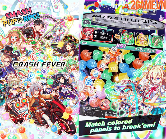 Crash Fever - Game nhập vai kết hợp các khối ma pháp đầy màu sắc 2 Crash Fever - Game nhập vai kết hợp các khối ma pháp đầy màu sắc 2