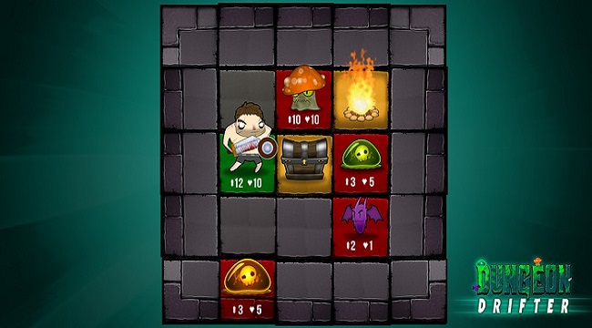 Dungeon Drifter – Game roguelike có thiết kế map lưới ô vuông 5×5 Dungeon Drifter – Game roguelike có thiết kế map lưới ô vuông 5×5