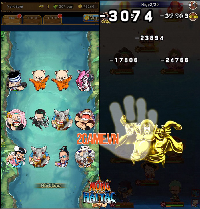Cùng Luffy săn lùng kho báu One Piece trong game mới Mộng Hải Tặc Mobile 3 Cùng Luffy săn lùng kho báu One Piece trong game mới Mộng Hải Tặc Mobile 3