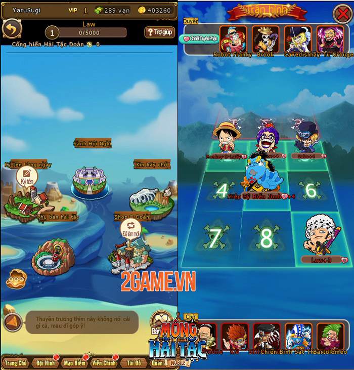 Cùng Luffy săn lùng kho báu One Piece trong game mới Mộng Hải Tặc Mobile 5 Cùng Luffy săn lùng kho báu One Piece trong game mới Mộng Hải Tặc Mobile 5