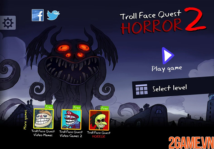 Troll Face Quest Horror 2 - Cười banh nóc với game kinh dị độc lạ 1 Troll Face Quest Horror 2 - Cười banh nóc với game kinh dị độc lạ 1