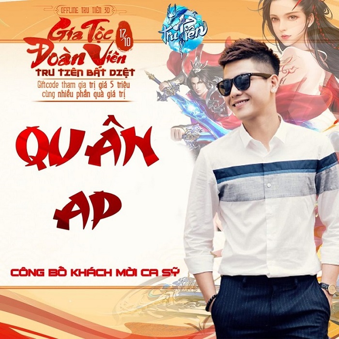 Chờ gì nữa mà không đến offline Tru Tiên 3D cùng nam ca sĩ Quân AP 3 Chờ gì nữa mà không đến offline Tru Tiên 3D cùng nam ca sĩ Quân AP 3