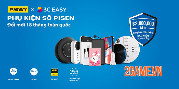 PISEN - Thương hiệu phụ kiện rẻ bền vô đối cho game thủ 1 PISEN - Thương hiệu phụ kiện rẻ bền vô đối cho game thủ 1