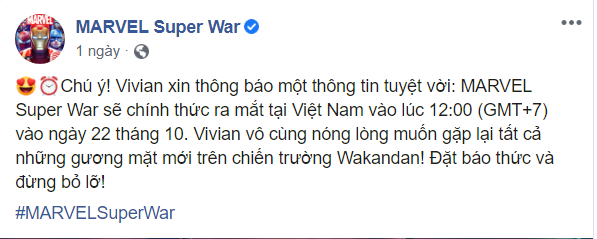 MARVEL Super War VN xác nhận ngày ra mắt chính thức, độc lập với bản quốc tế 2 MARVEL Super War VN xác nhận ngày ra mắt chính thức, độc lập với bản quốc tế 2