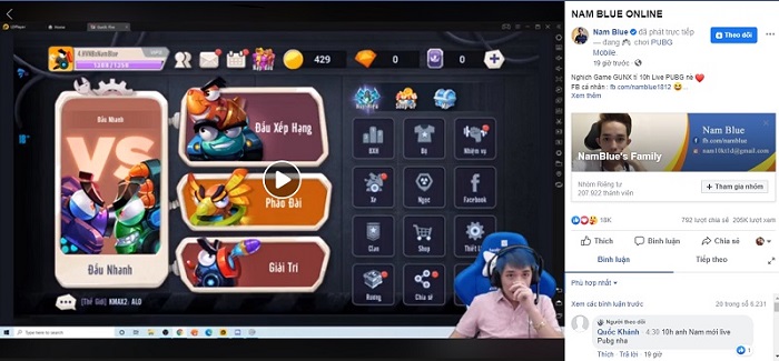 Hết Pewpew lại đến Tuấn Tiền Tỉ dắt tay Nam Blue “ăn hành” tại GunX: Fire 3 Hết Pewpew lại đến Tuấn Tiền Tỉ dắt tay Nam Blue “ăn hành” tại GunX: Fire 3
