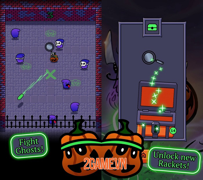 Spooky Squashers - Game thể thao về tiêu diệt ma bằng quả bóng bí ngô 2 Spooky Squashers - Game thể thao về tiêu diệt ma bằng quả bóng bí ngô 2