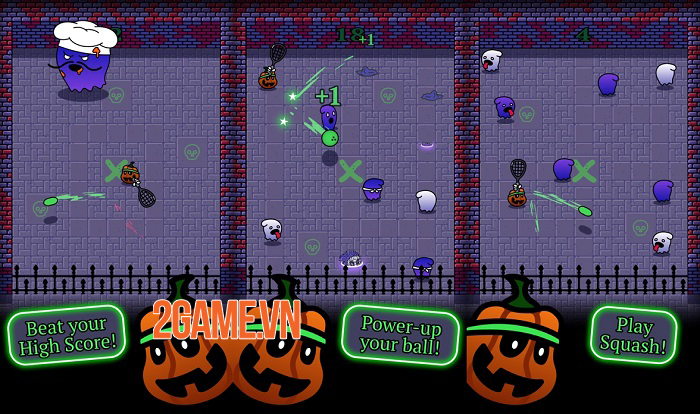 Spooky Squashers - Game thể thao về tiêu diệt ma bằng quả bóng bí ngô 3 Spooky Squashers - Game thể thao về tiêu diệt ma bằng quả bóng bí ngô 3