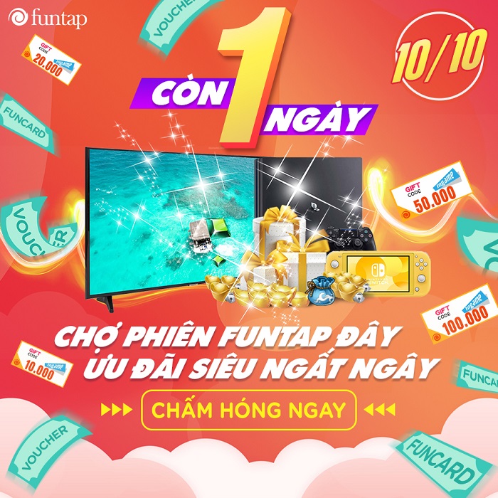 Funtap Day chiếm trọn spotlight với sự kiện nhận quà cực chất 6 Funtap Day chiếm trọn spotlight với sự kiện nhận quà cực chất 6