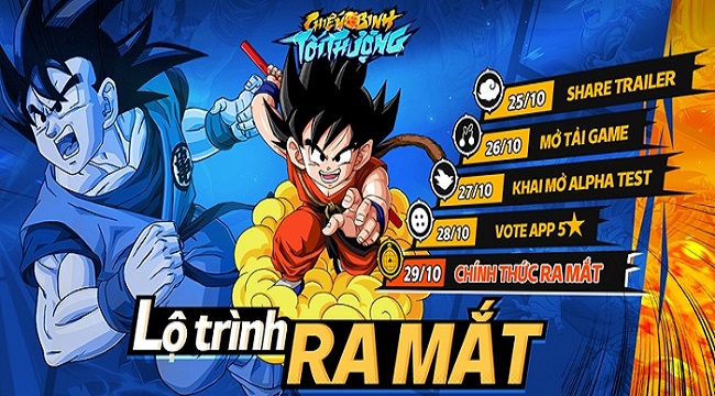 Game mới về đề tài Dragon Ball Chiến Binh Tối Thượng chính thức Alpha Test Game mới về đề tài Dragon Ball Chiến Binh Tối Thượng chính thức Alpha Test