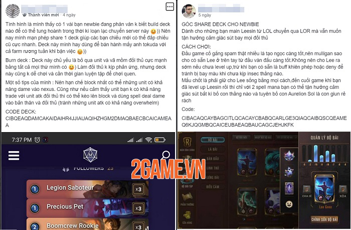 Các cao thủ Huyền Thoại Runeterra VN nhiệt tình truyền thụ kinh nghiệm cho newbie 2 Các cao thủ Huyền Thoại Runeterra VN nhiệt tình truyền thụ kinh nghiệm cho newbie 2