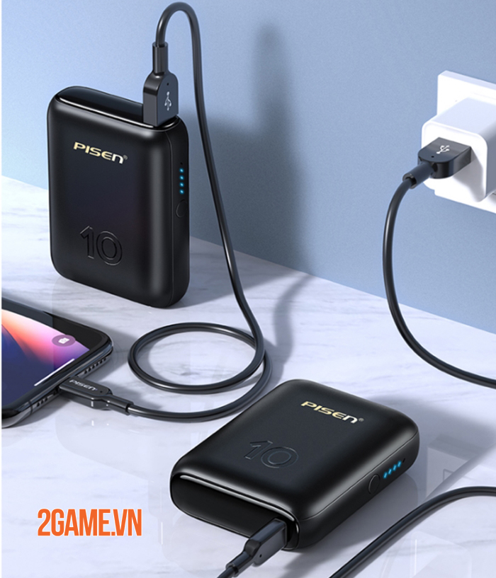 Sạc Dự Phòng PISEN Quick SUPER Mini 10000mAh - Nhỏ gọn nhưng đáng kinh ngạc 2 Sạc Dự Phòng PISEN Quick SUPER Mini 10000mAh - Nhỏ gọn nhưng đáng kinh ngạc 2