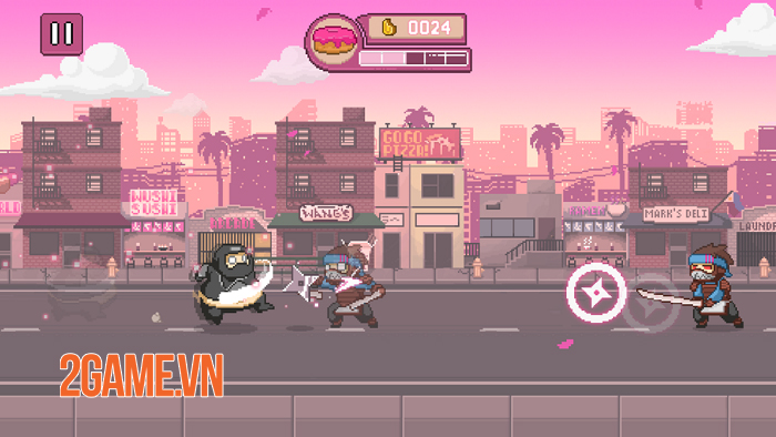 Ninja Chowdown - Đồ họa hào nhoáng và lối chơi auto-runner tiết tấu nhanh 2 Ninja Chowdown - Đồ họa hào nhoáng và lối chơi auto-runner tiết tấu nhanh 2