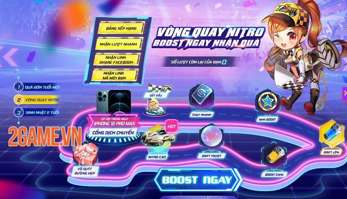 ZingSpeed Mobile thả thính về buổi tiệc sinh nhật 2 tuổi hoành tráng 4 ZingSpeed Mobile thả thính về buổi tiệc sinh nhật 2 tuổi hoành tráng 4