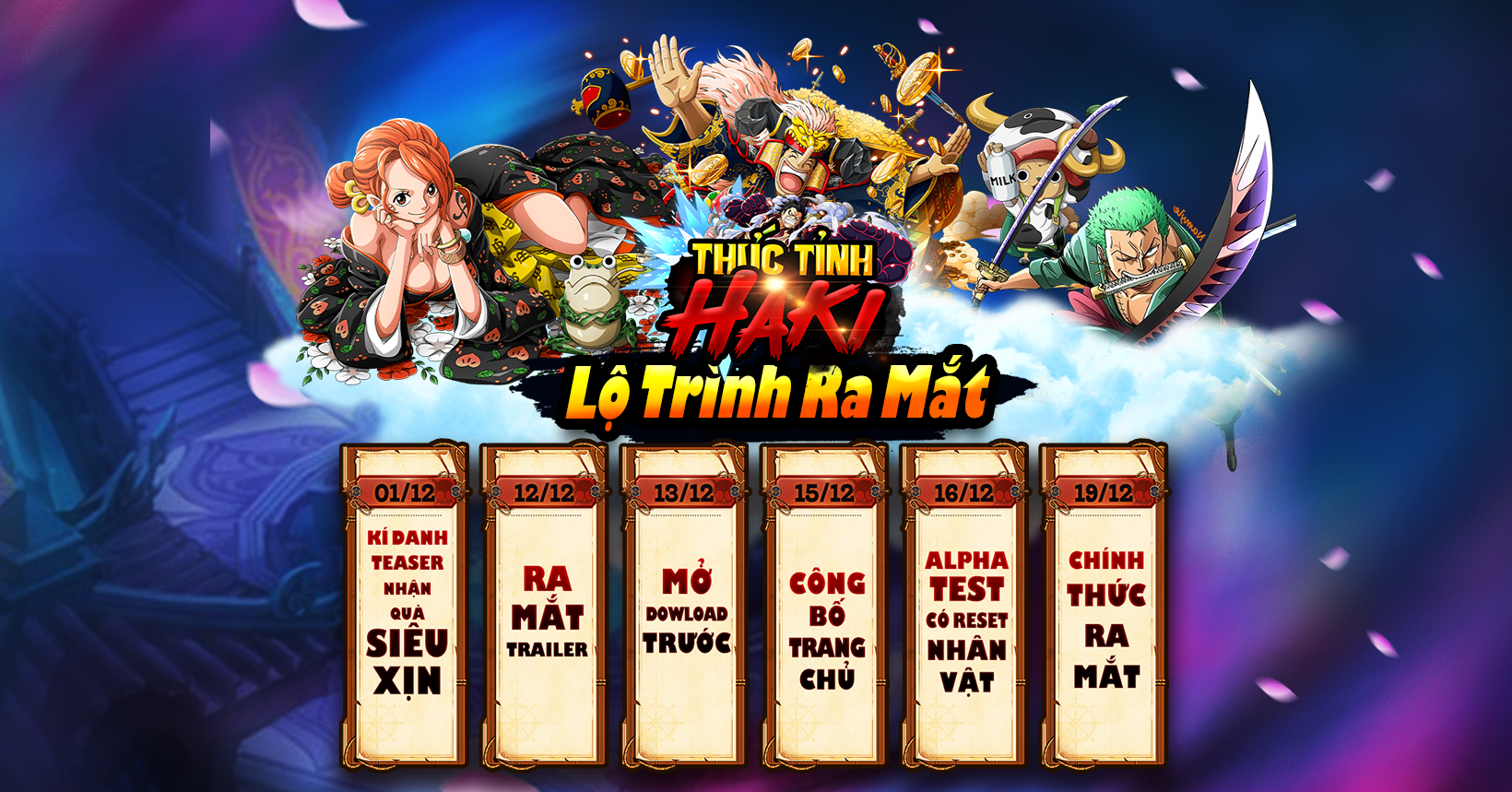 Game mobile đề tài One Piece Thức Tỉnh Haki công bố lộ trình ra mắt 0 Game mobile đề tài One Piece Thức Tỉnh Haki công bố lộ trình ra mắt 0