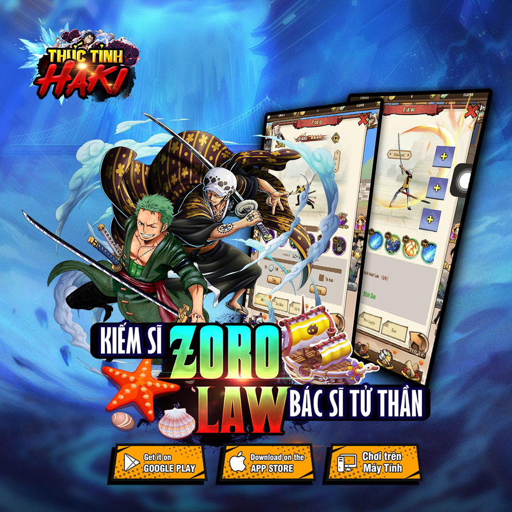Game mobile đề tài One Piece Thức Tỉnh Haki công bố lộ trình ra mắt 6 Game mobile đề tài One Piece Thức Tỉnh Haki công bố lộ trình ra mắt 6