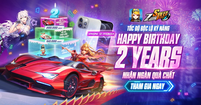ZingSpeed Mobile tổ chức tiệc sinh nhật 2 tuổi chất như nước cất 2 ZingSpeed Mobile tổ chức tiệc sinh nhật 2 tuổi chất như nước cất 2