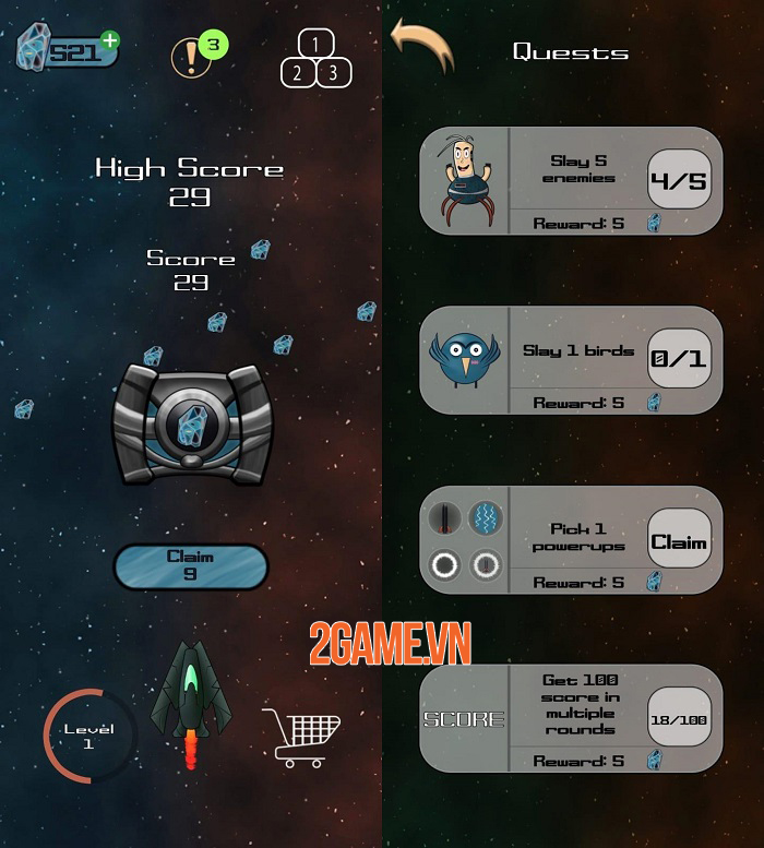 Dynamico - Game bắn súng không gian ra mắt cho các thiết bị di động 1 Dynamico - Game bắn súng không gian ra mắt cho các thiết bị di động 1